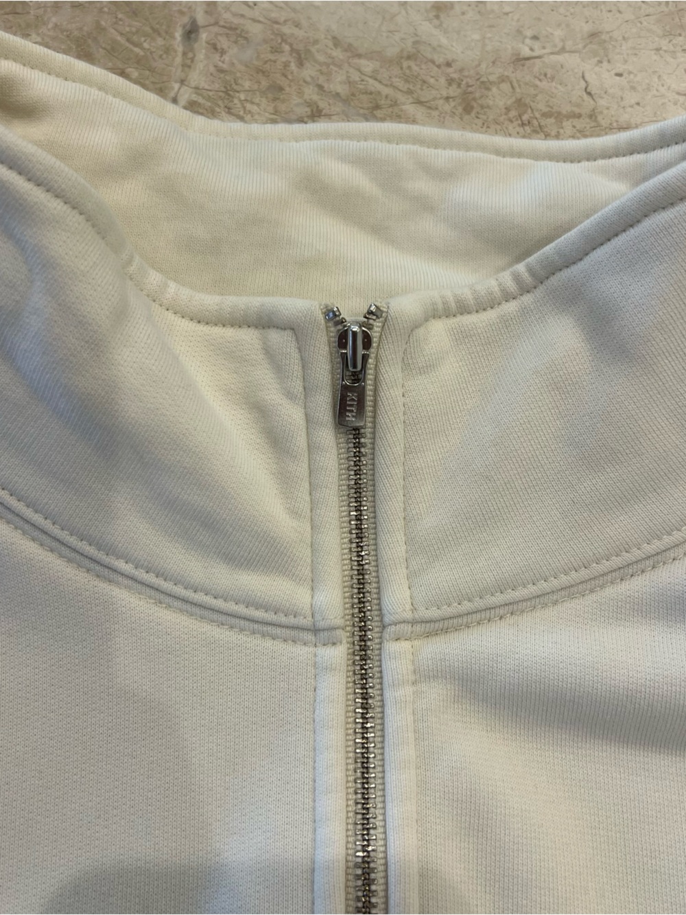KITH x New York Knicks Hunter III Panelled Quarter Zip Sweater for Women - Picture 7 of 10